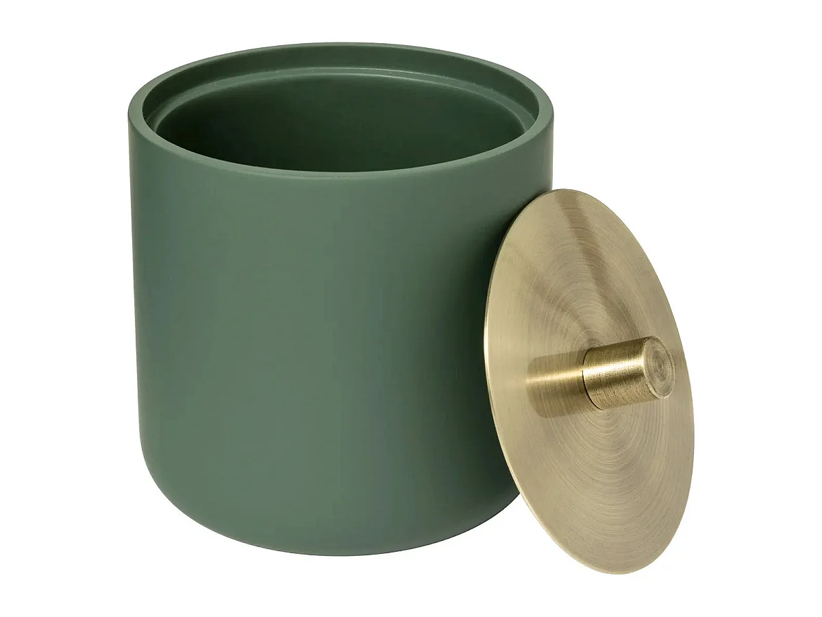 Pot à Coton "Duo" 11cm Vert
