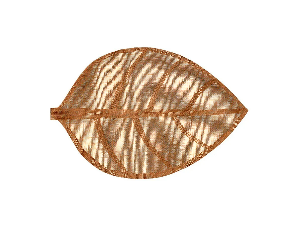 Set de Table "Feuille" 33x50cm Marron
