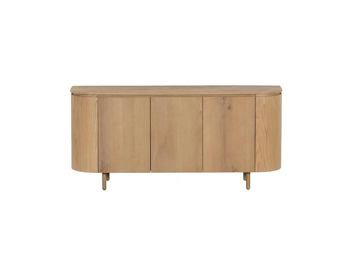 Buffet design en chêne clair 3 portes LOREN