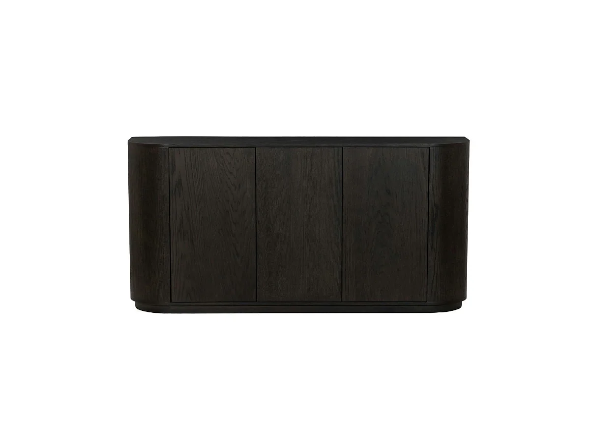 Buffet moderne 3 portes en chêne brun LOREN