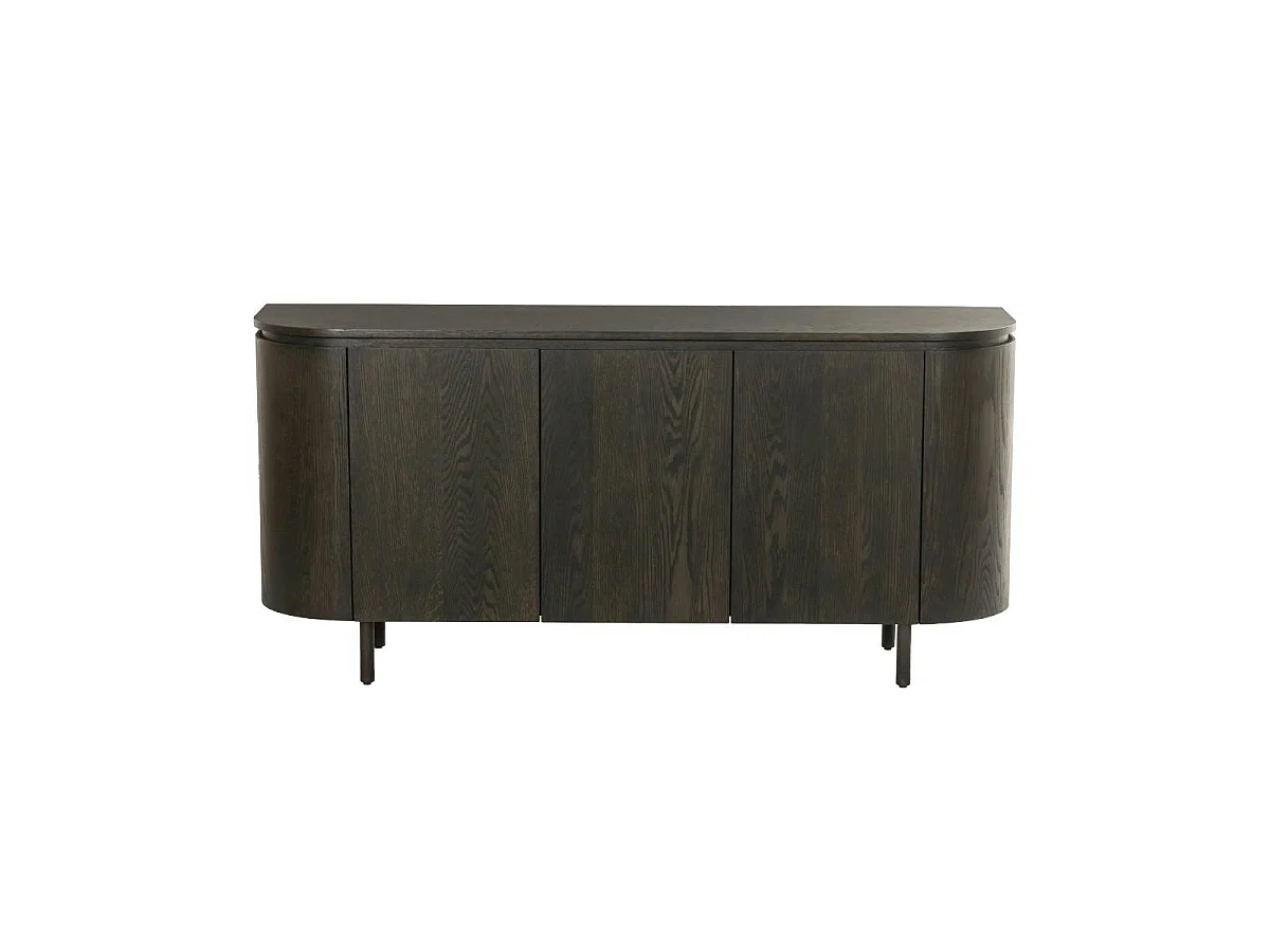 Buffet design en chêne brun 3 portes LOREN
