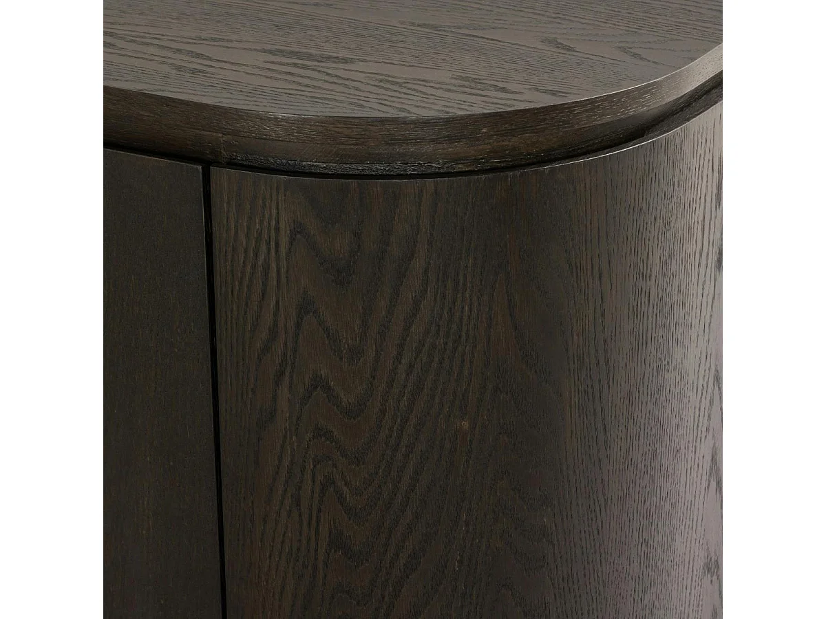 Buffet design en chêne brun 3 portes LOREN