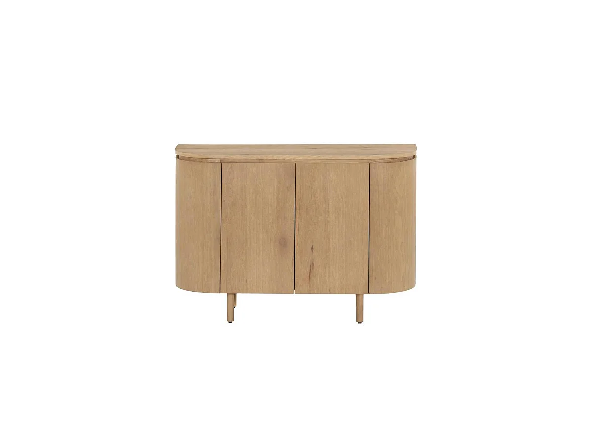 Petit buffet design en chêne clair 2 portes LOREN