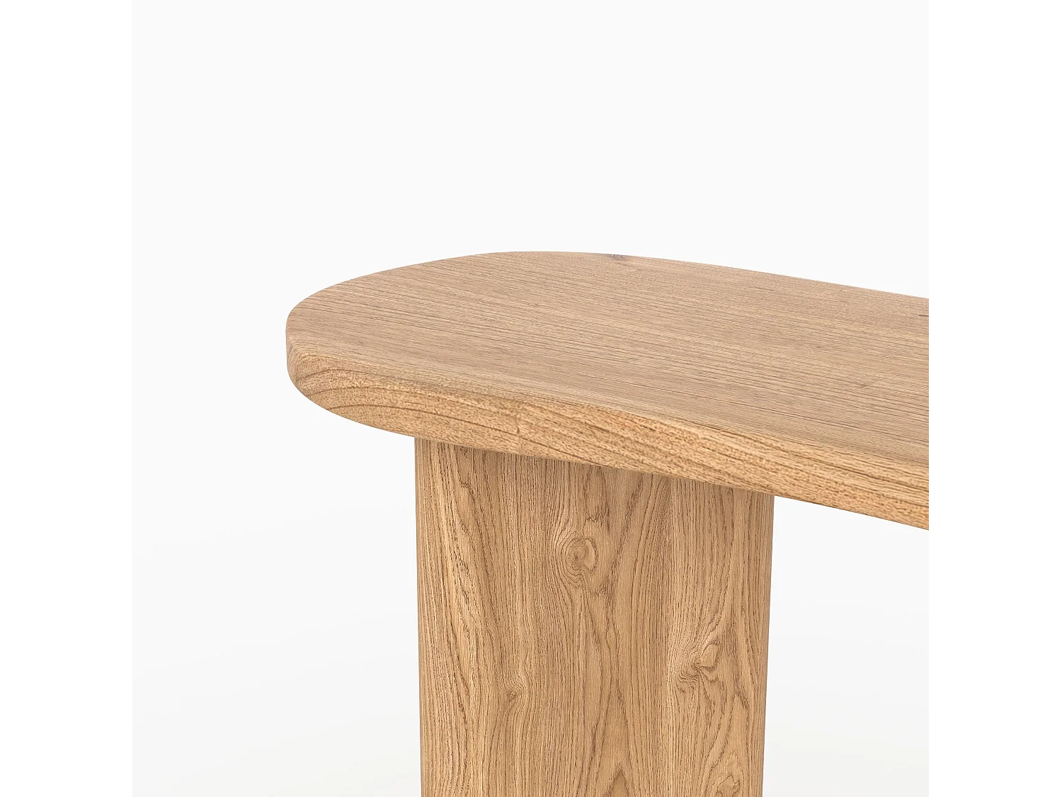 Consola de madera maciza de mindi - Brandan