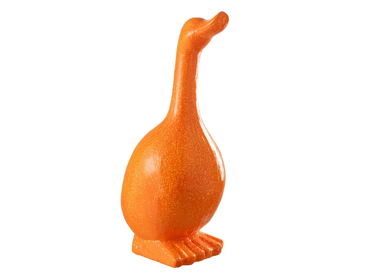 Statue Oie Extérieur "Wyatt" 60cm Orange