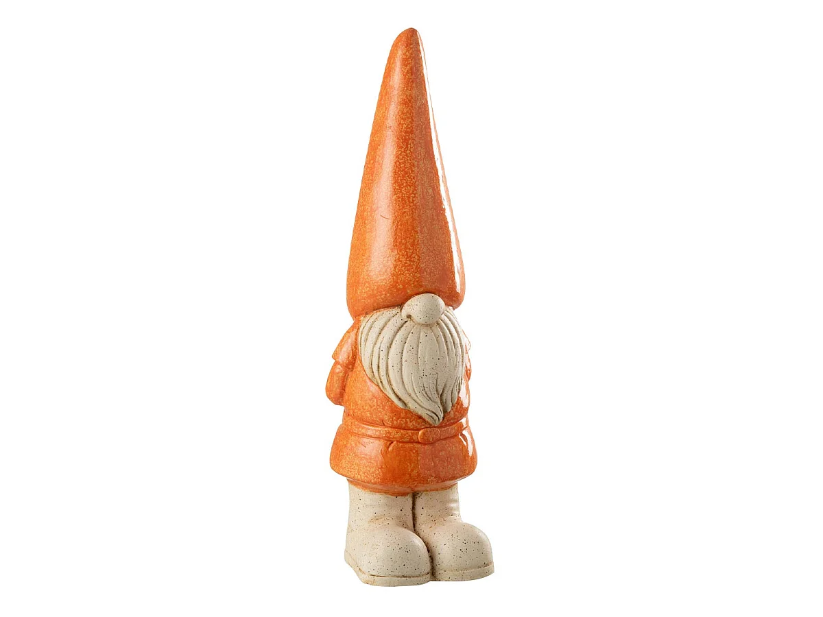 Statue Lutin Extérieur "Pasquale" 61cm Orange