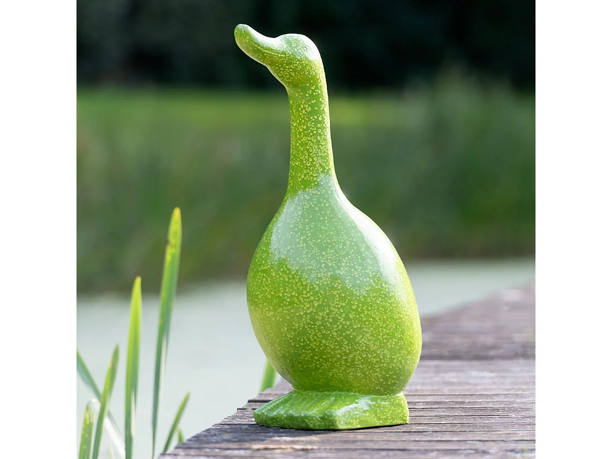 Statue Oie Extérieur "Wyatt" 60cm Vert