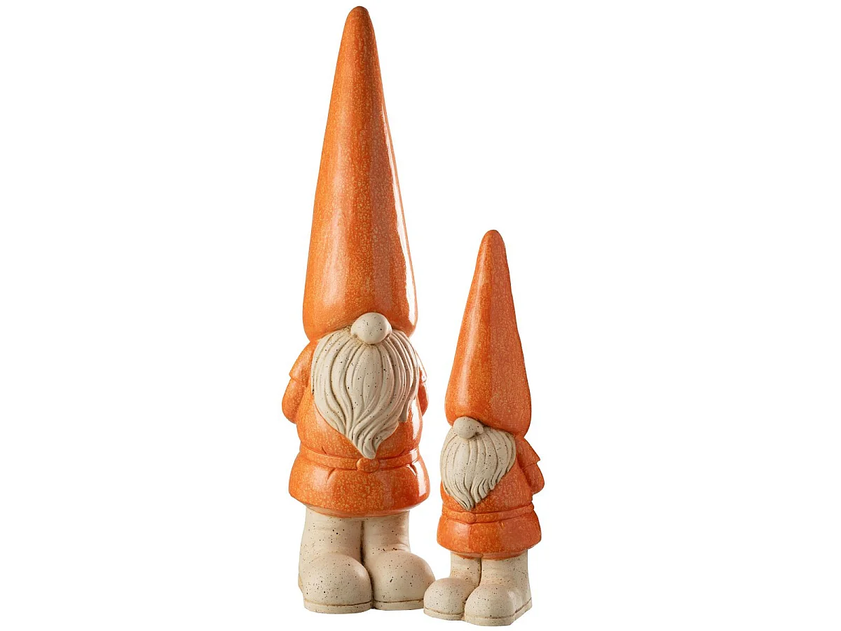 Statue Lutin Extérieur "Pasquale" 96cm Orange