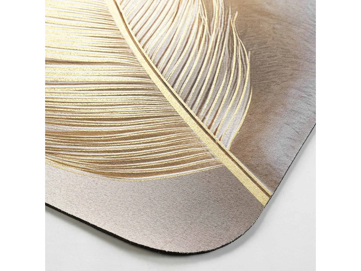 Tapis de Bain Ultra-Absorbant "Angelica" 50x80cm Naturel