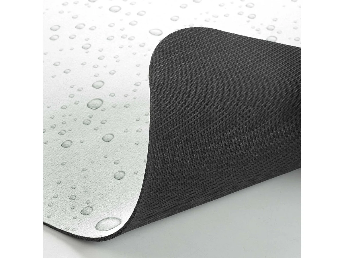Tapis de Bain Ultra-Absorbant "Splash" 50x120cm Gris