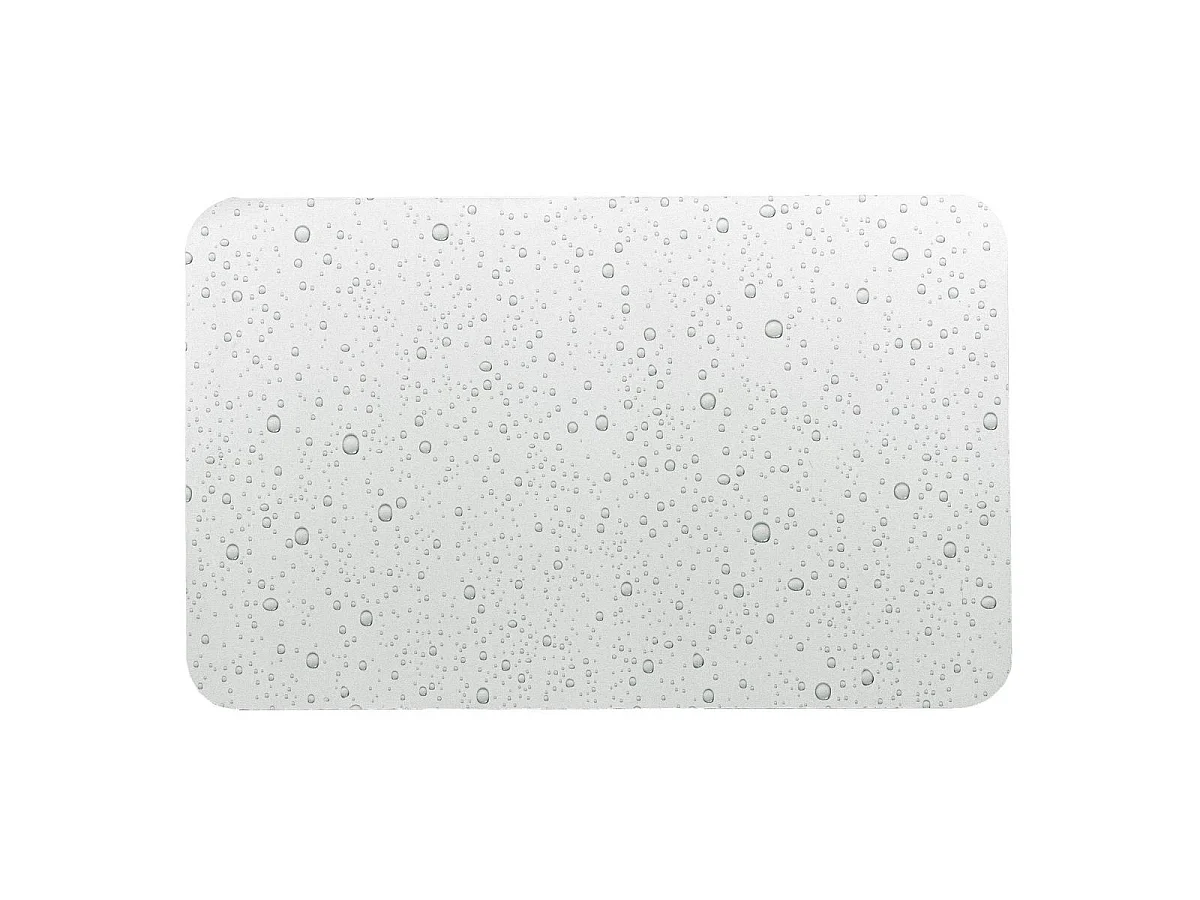Tapis de Bain Ultra-Absorbant "Splash" 50x80cm Gris