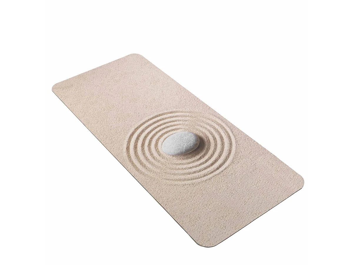 Tapis de Bain Ultra-Absorbant "Serena" 50x120cm Naturel