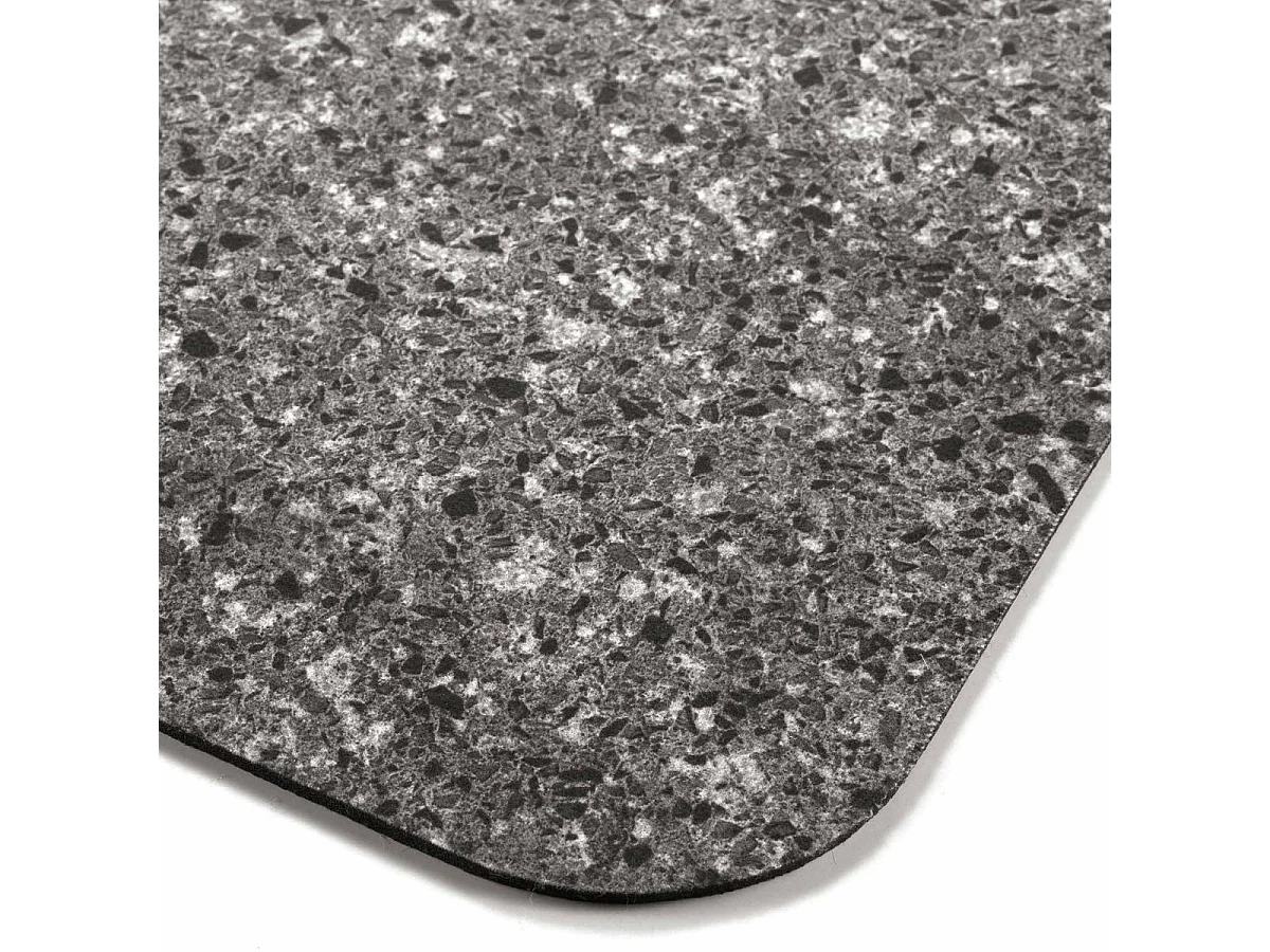 Tapis de Bain Ultra-Absorbant "Granite" 50x80cm Anthracite