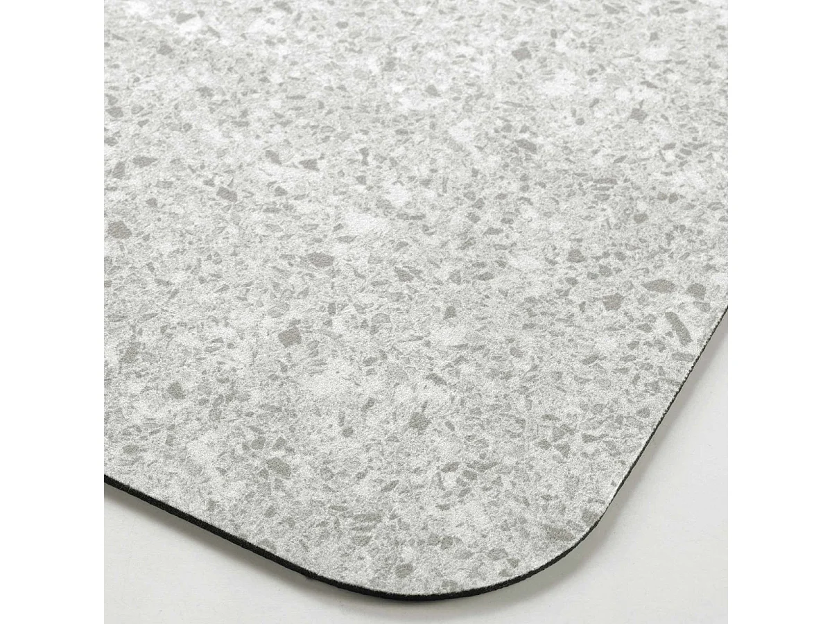 Tapis de Bain Ultra-Absorbant "Granite" 50x80cm Gris