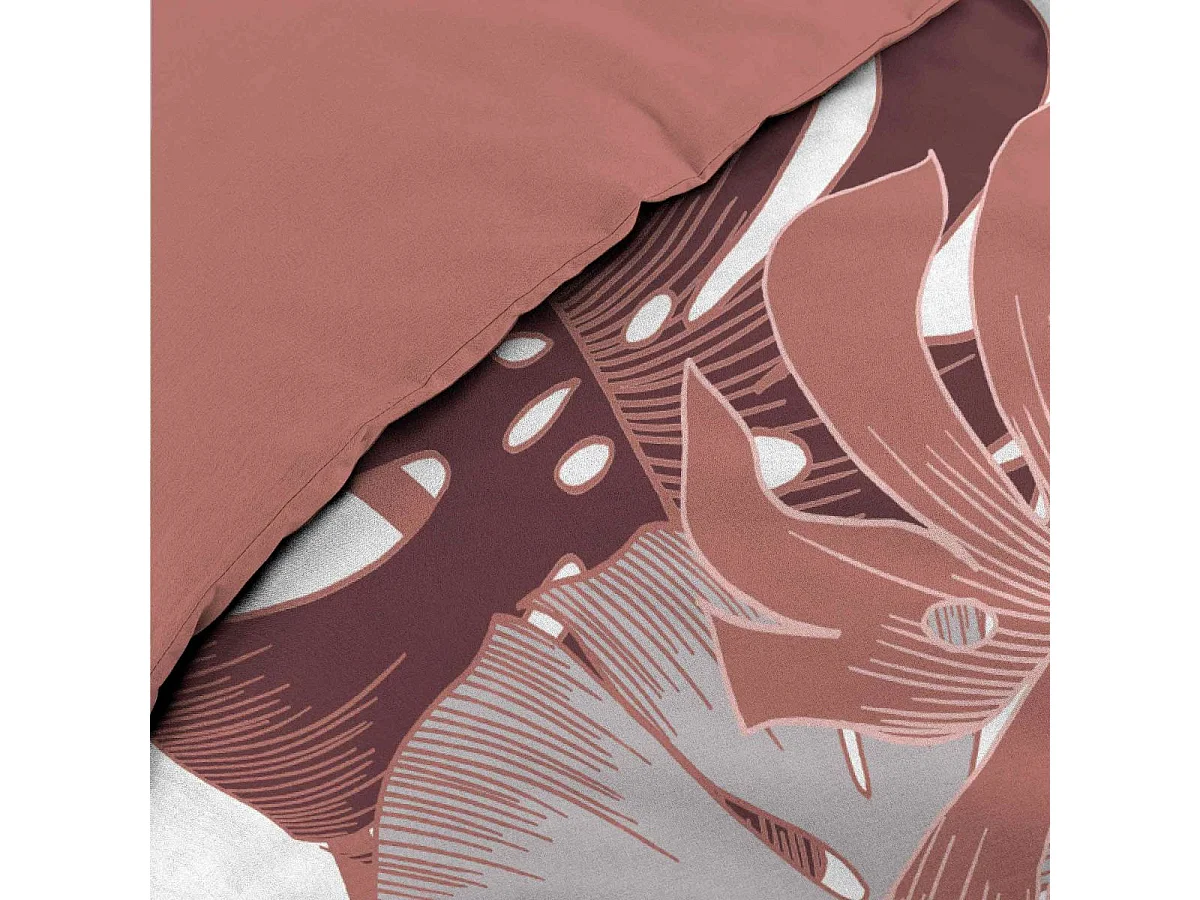 Parure de Lit 3 Pièces "Astria" 240x220cm Rose