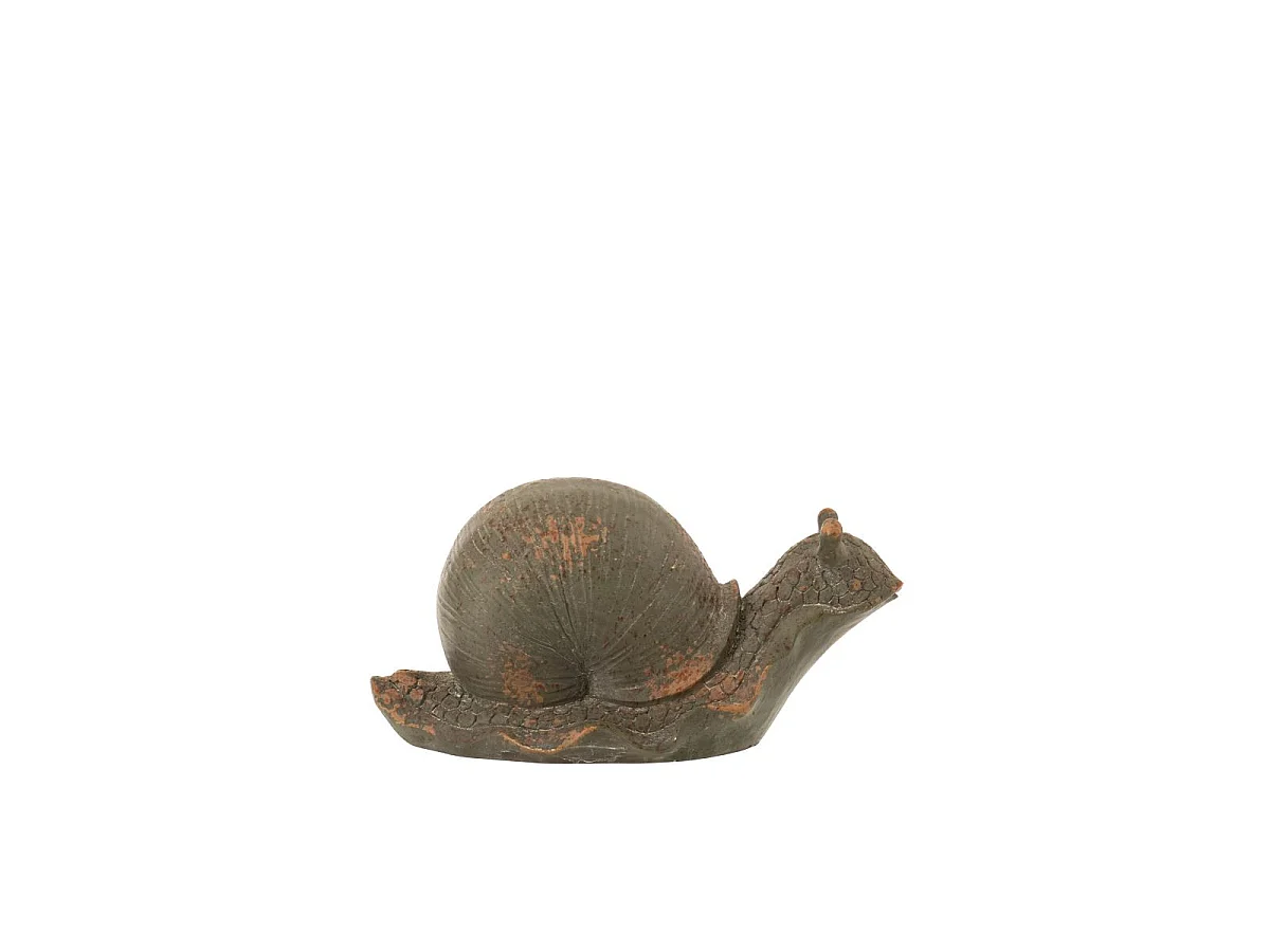 Statuette Escargot d'Extérieur "Antik" 27cm Vert Foncé