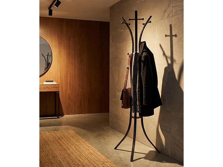 Porte-Manteau en Métal "X" 183cm Noir
