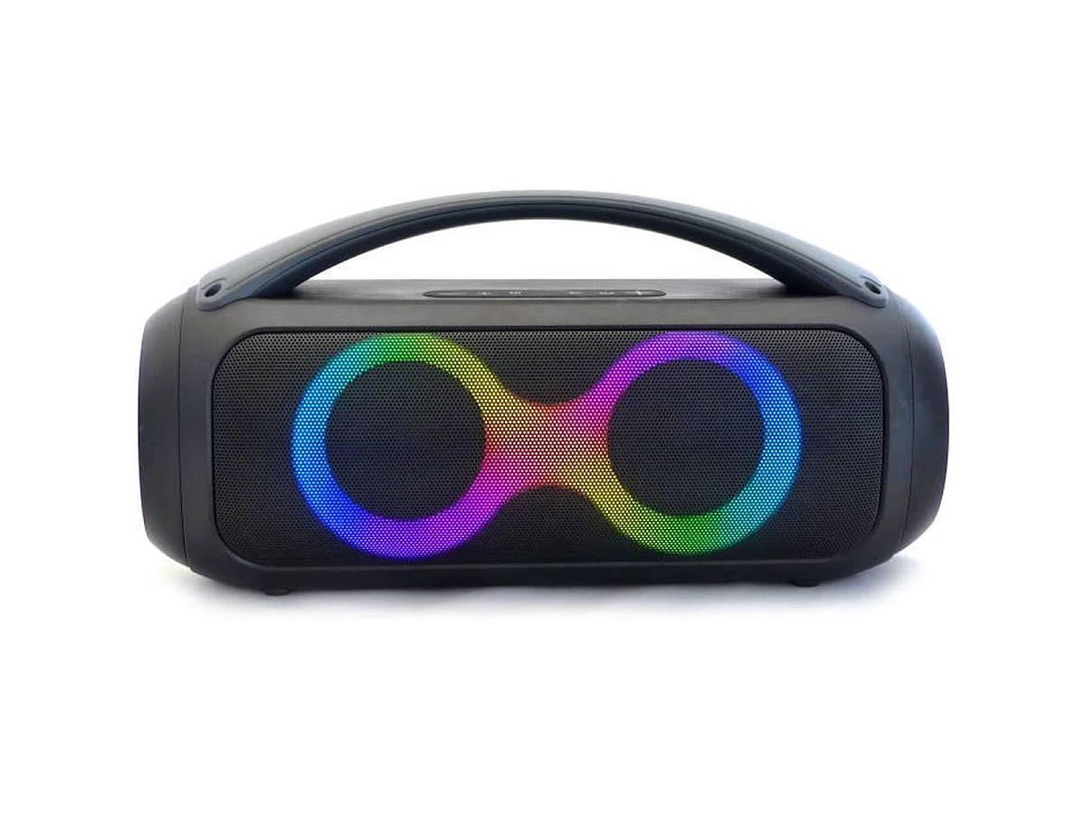 Enceinte Karaoké Bluetooth Portable INOVALLEY SETGHETTO 30W RMS avec éclairage RGB
