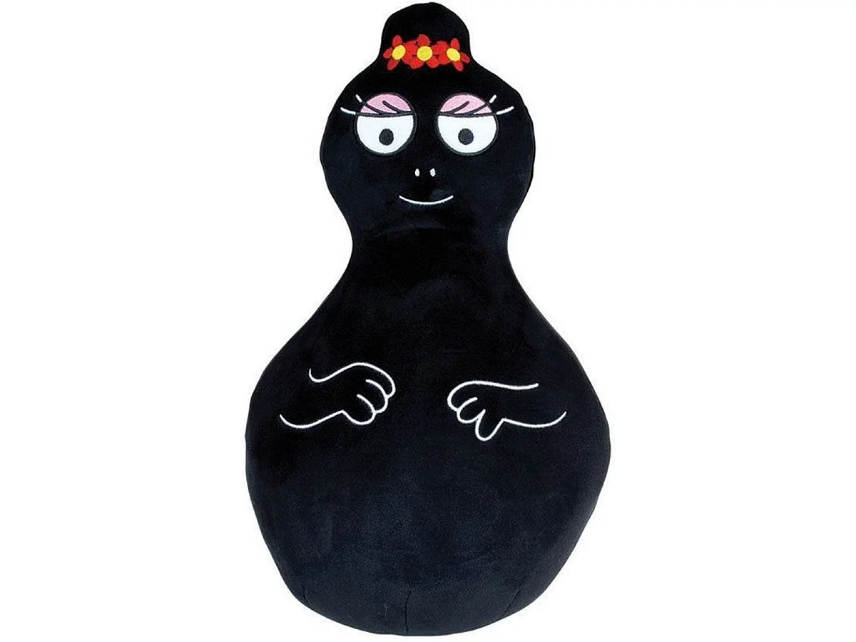 Lot de 2 coussins peluches Barbapapa & Barbamama JEMINI 40 cm