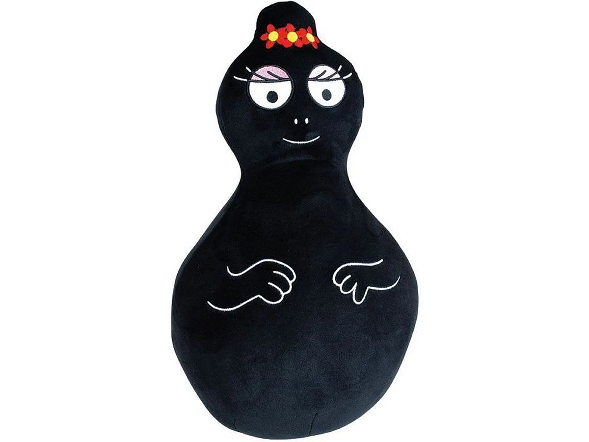 Lot de 2 coussins peluches Barbapapa & Barbamama JEMINI 40 cm