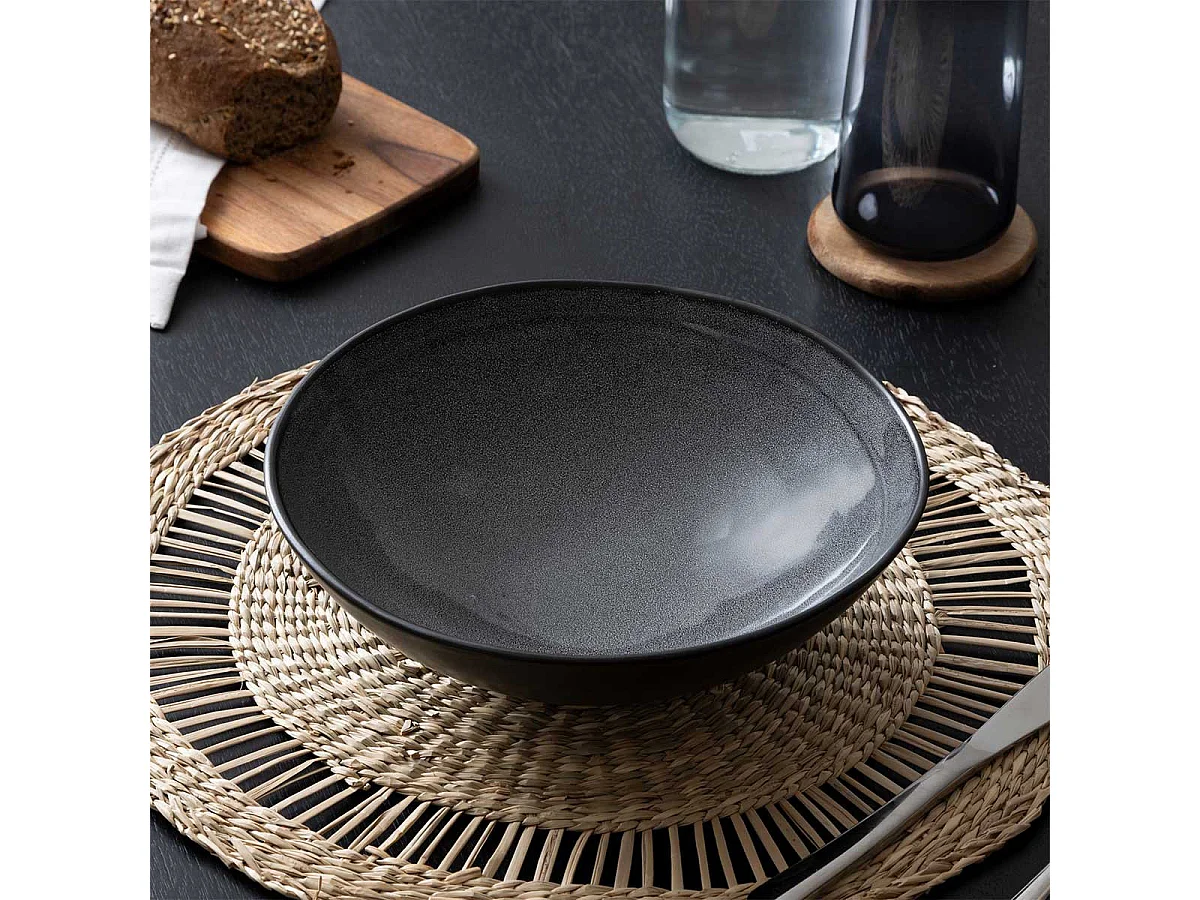 Saladier Design "Diane" 23cm Gris Foncé