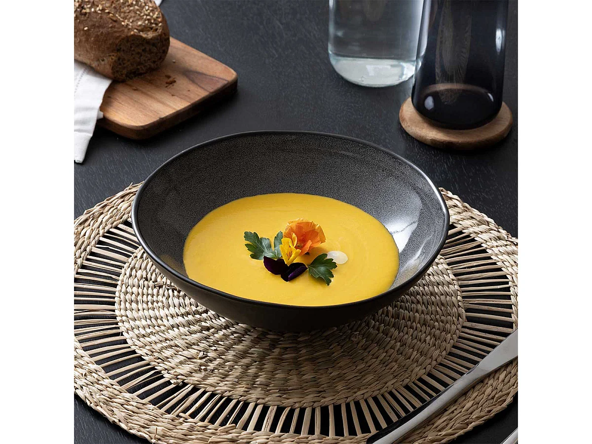 Saladier Design "Diane" 23cm Gris Foncé