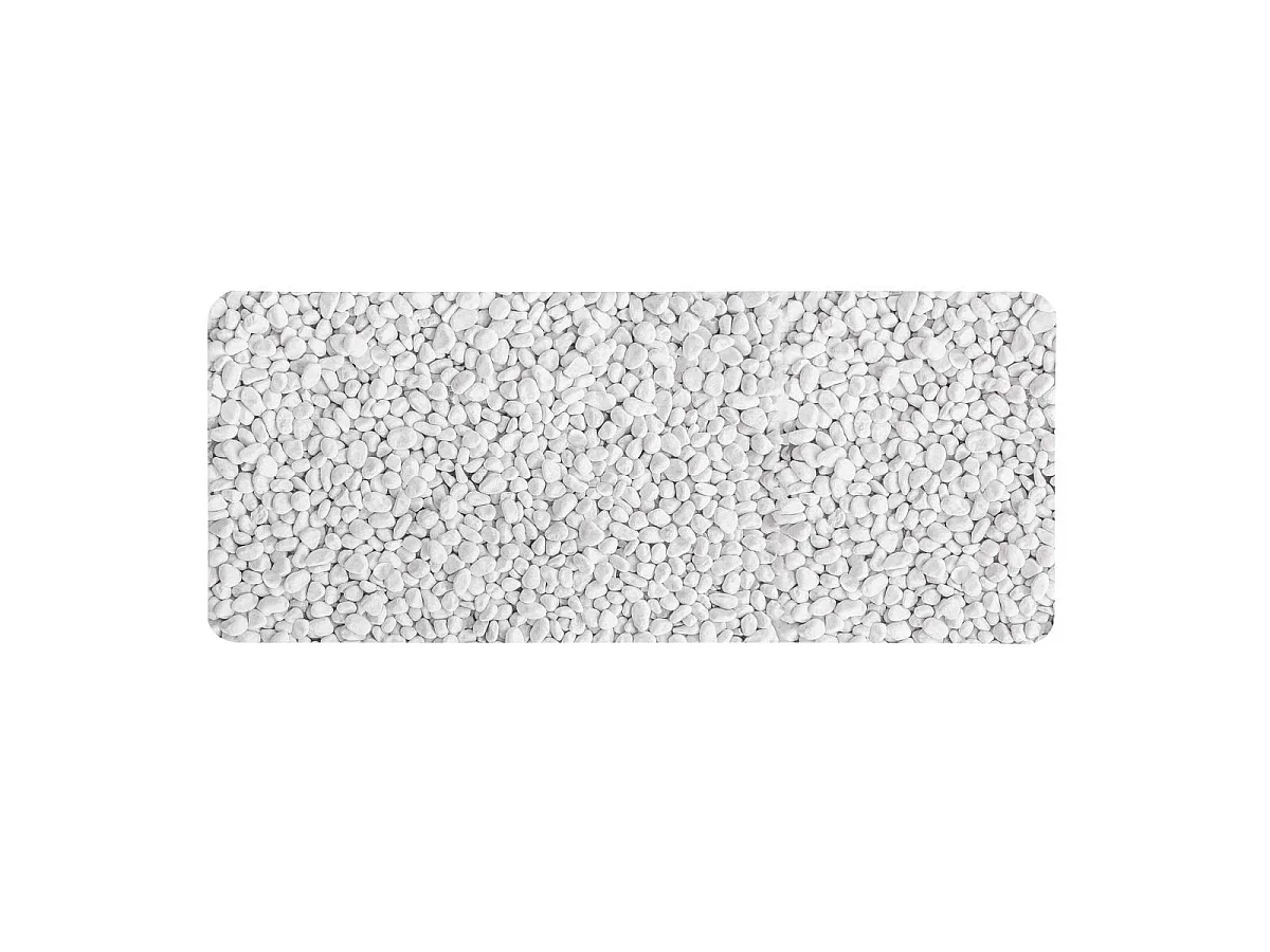 Tapis de Bain Imprimé "Leandra" 50x120cm Gris