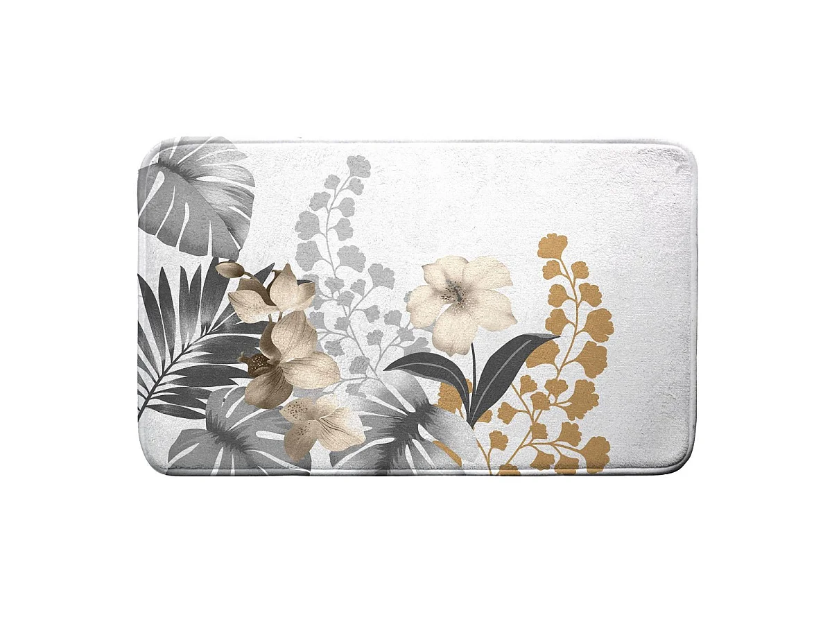 Tapis de Bain "Kelly" 45x75cm Blanc