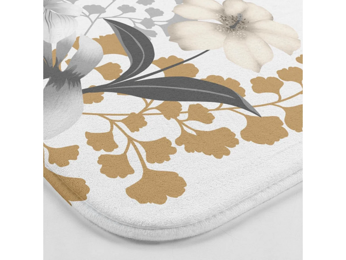 Tapis de Bain "Kelly" 45x75cm Blanc