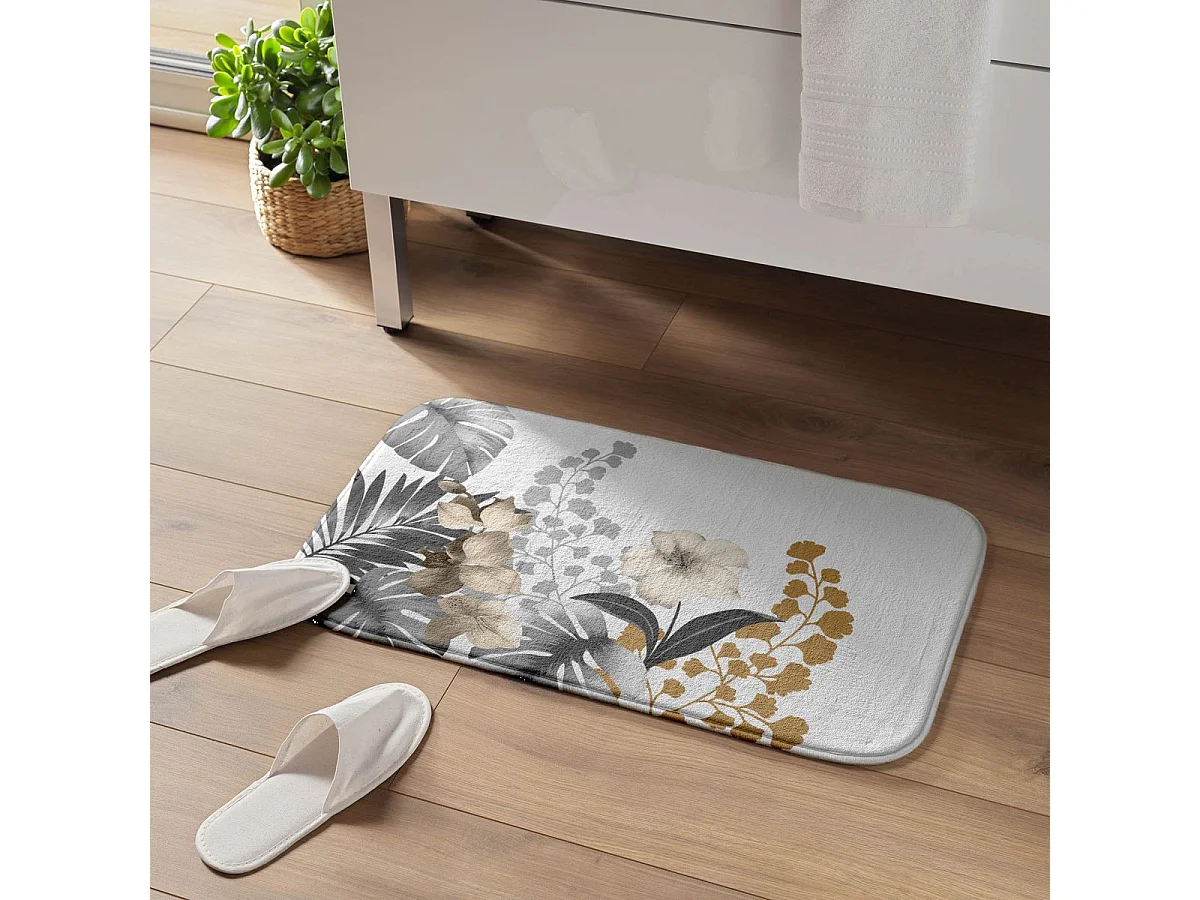 Tapis de Bain "Kelly" 45x75cm Blanc