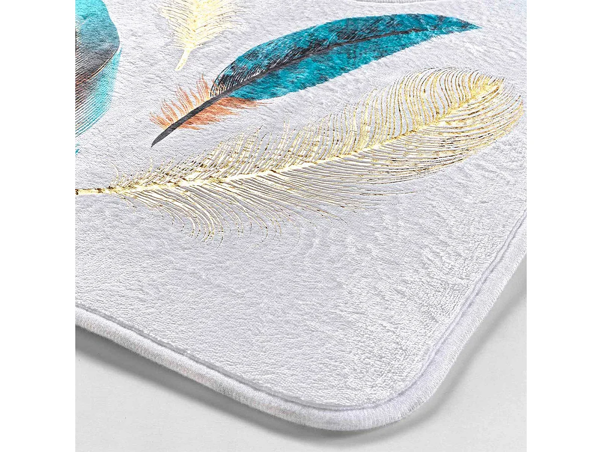 Tapis de Bain "Plumiss" 45x75cm Multicolore