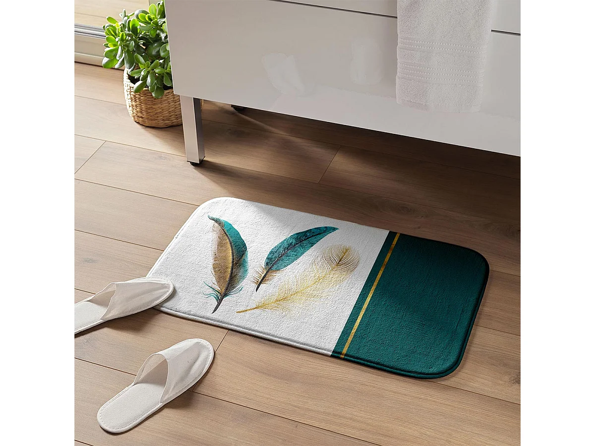 Tapis de Bain "Plumiss" 45x75cm Multicolore