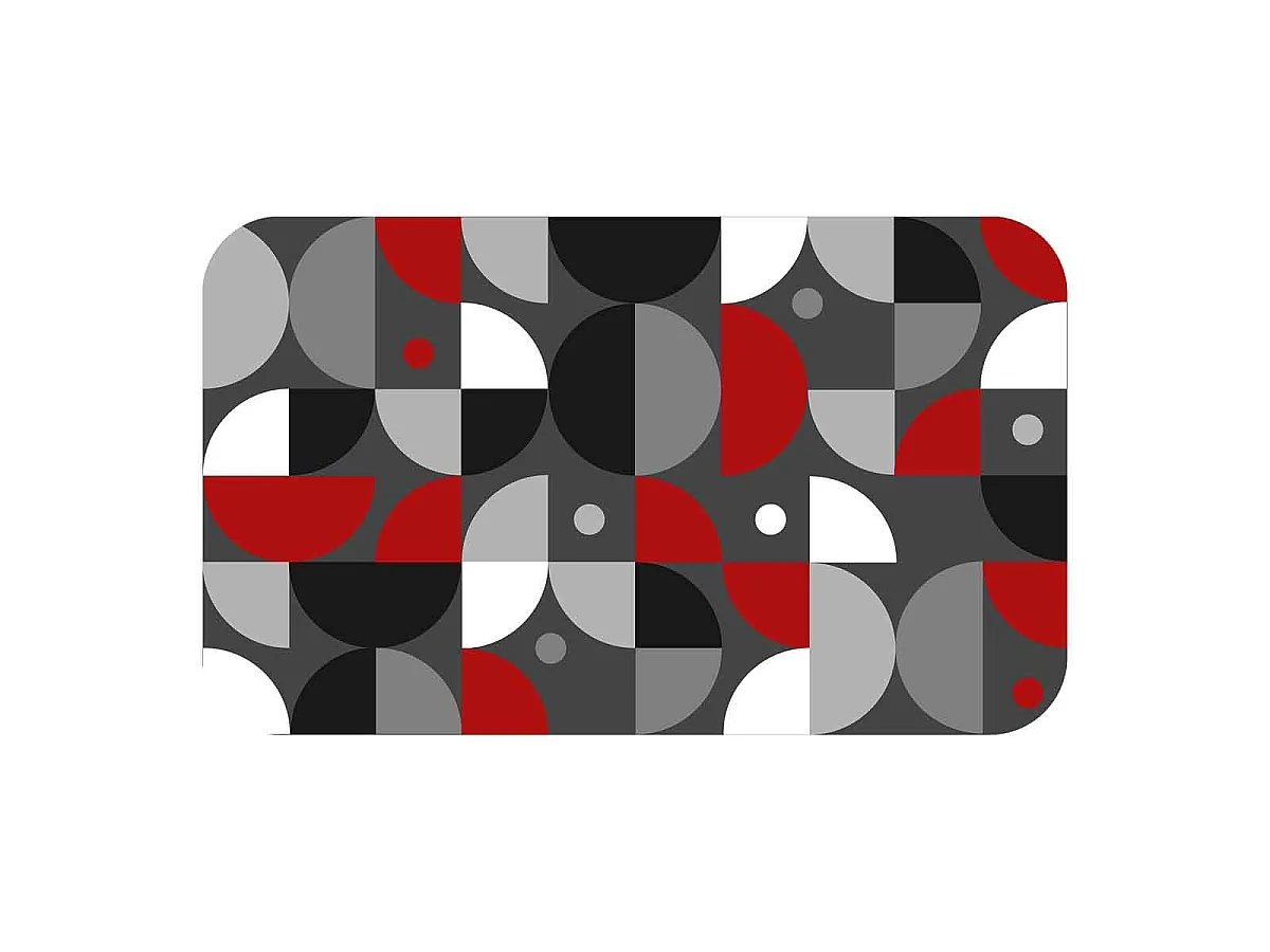 Tapis de Cuisine "Graphism" 45x75cm Multicolore