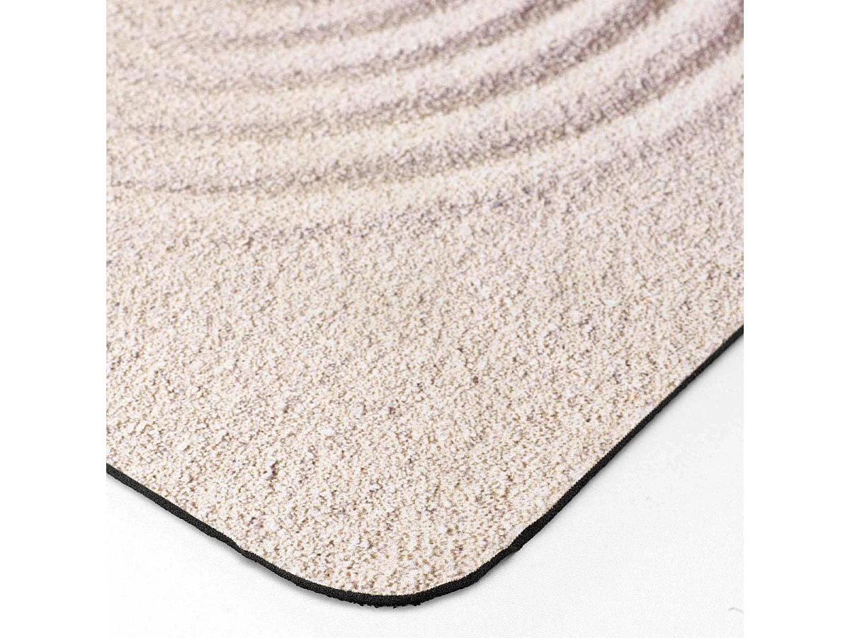 Tapis de Bain Imprimé "Serena" 50x80cm Beige