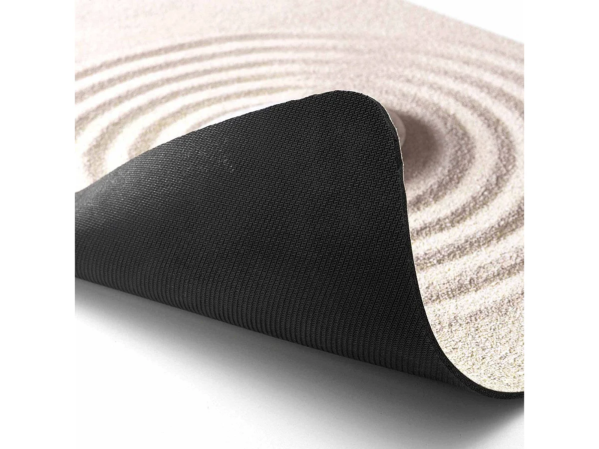 Tapis de Bain Imprimé "Serena" 50x80cm Beige