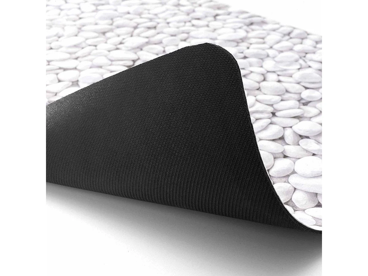 Tapis de Bain Imprimé "Leandra" 50x80cm Gris