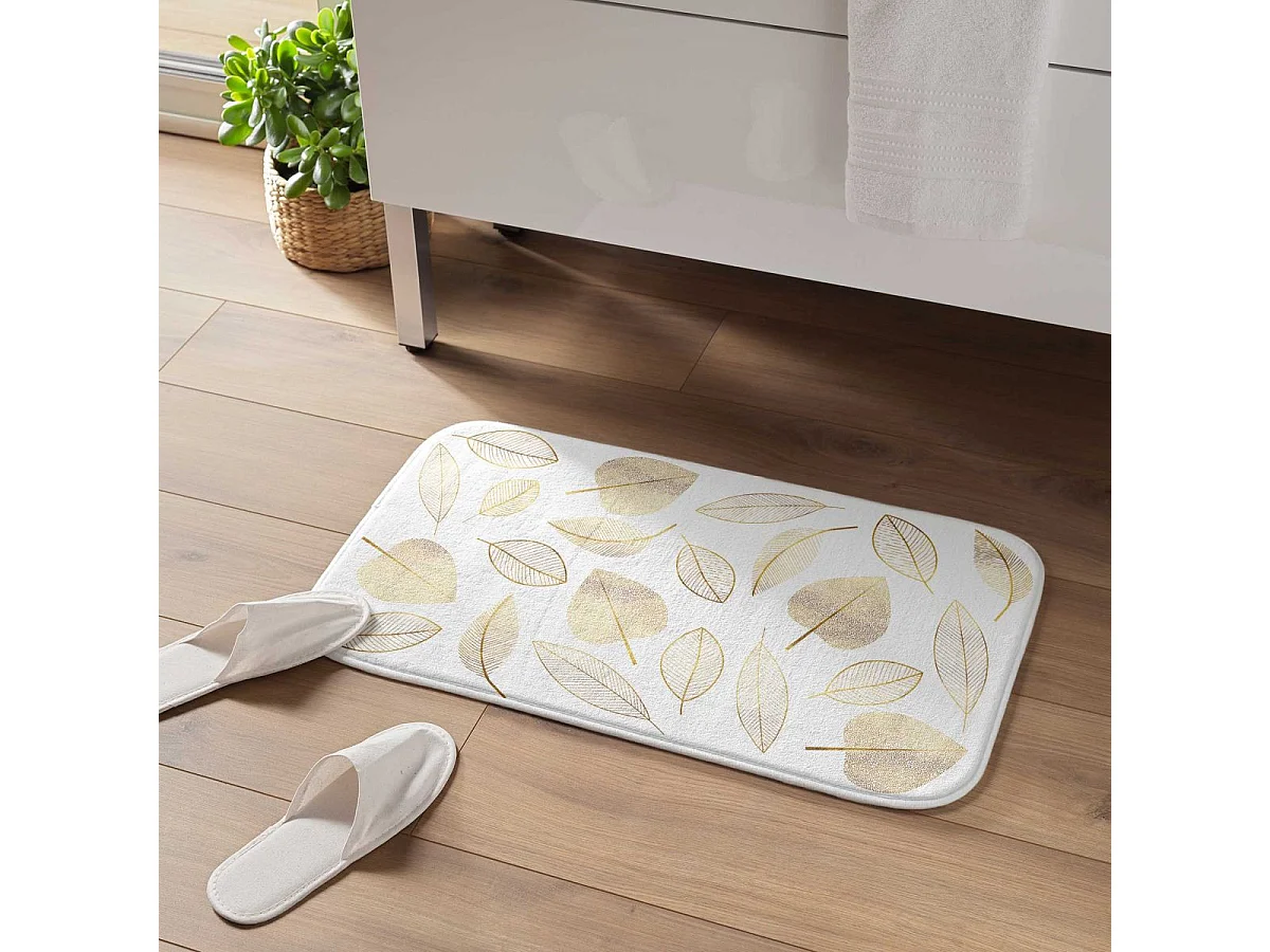 Tapis de Bain Déco "Joya" 45x75cm Or