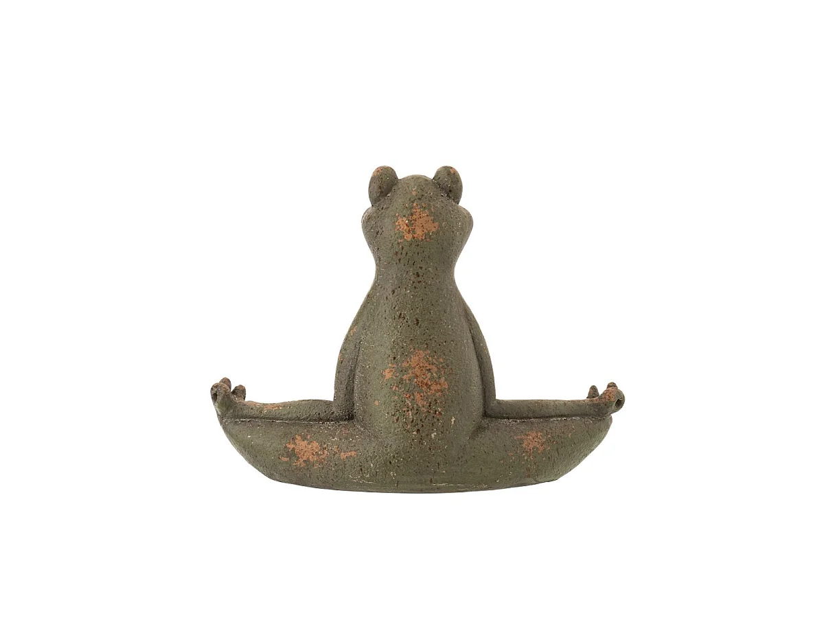 Statue Grenouille d'Extérieur "Antik" 64cm Vert Foncé