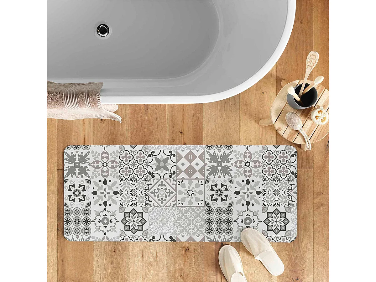 Tapis de Bain "Salou" 50x120cm Naturel