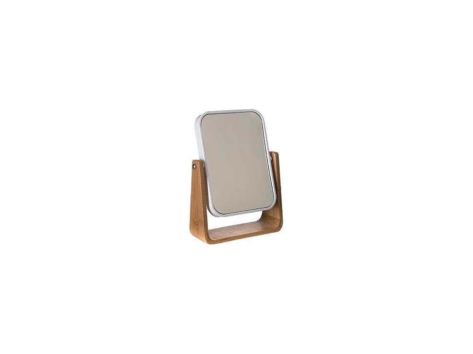 Miroir à Poser "Natureo" 22cm Naturel & Blanc