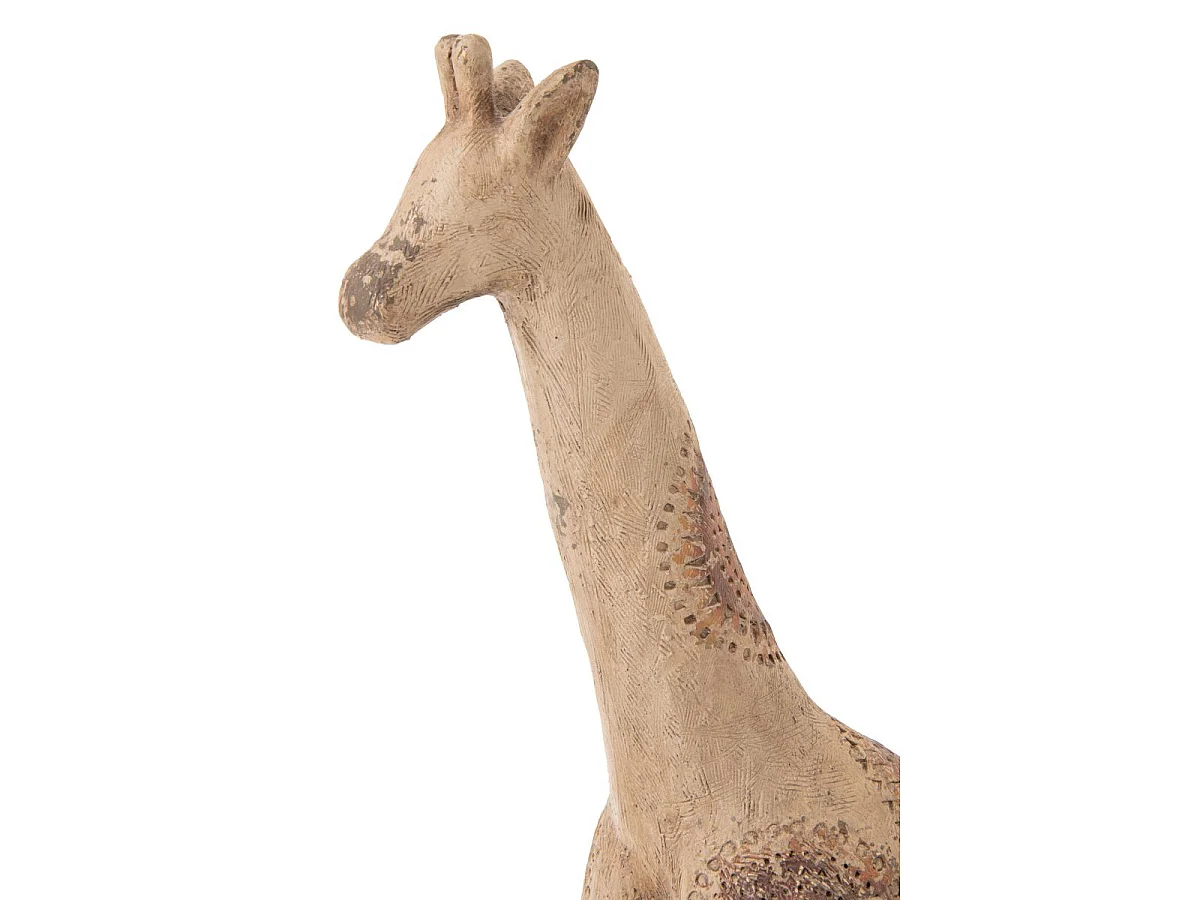 Statue Girafe Extérieur "Antik" 90cm Multicolore