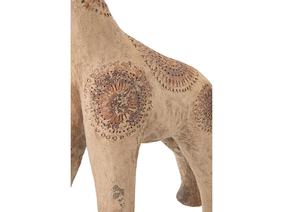 Statue Girafe Extérieur "Antik" 90cm Multicolore