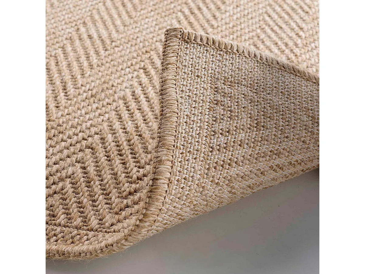 Tapis Déco Tissé "Ilem" 160x230cm Naturel