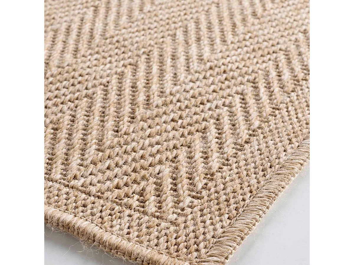 Tapis Déco Tissé "Ilem" 120x170cm Naturel