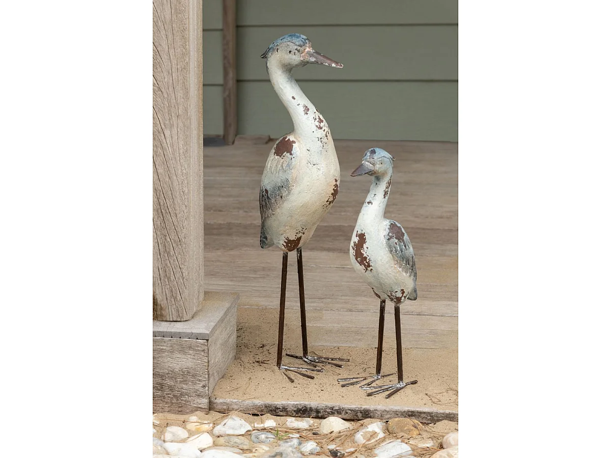 Statue Oiseau d'Extérieur "Basil" 51cm Bleu