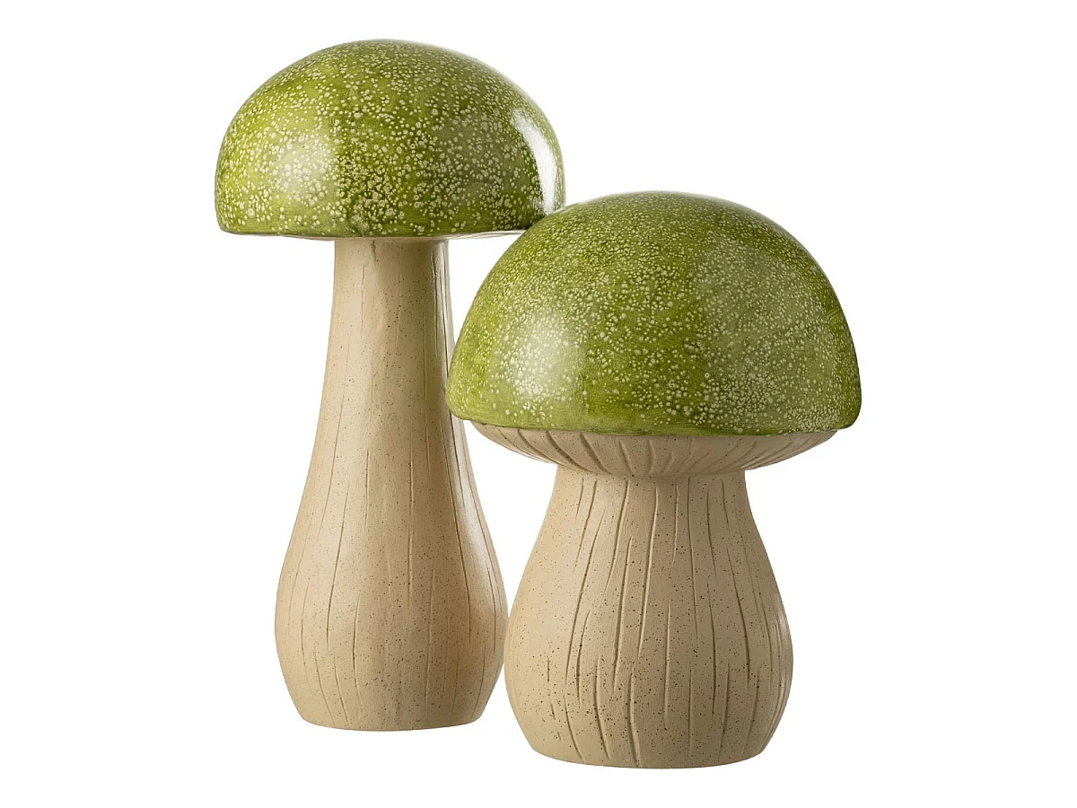 Lot de 2 Champignons Extérieur "Pasquale" 48cm Vert