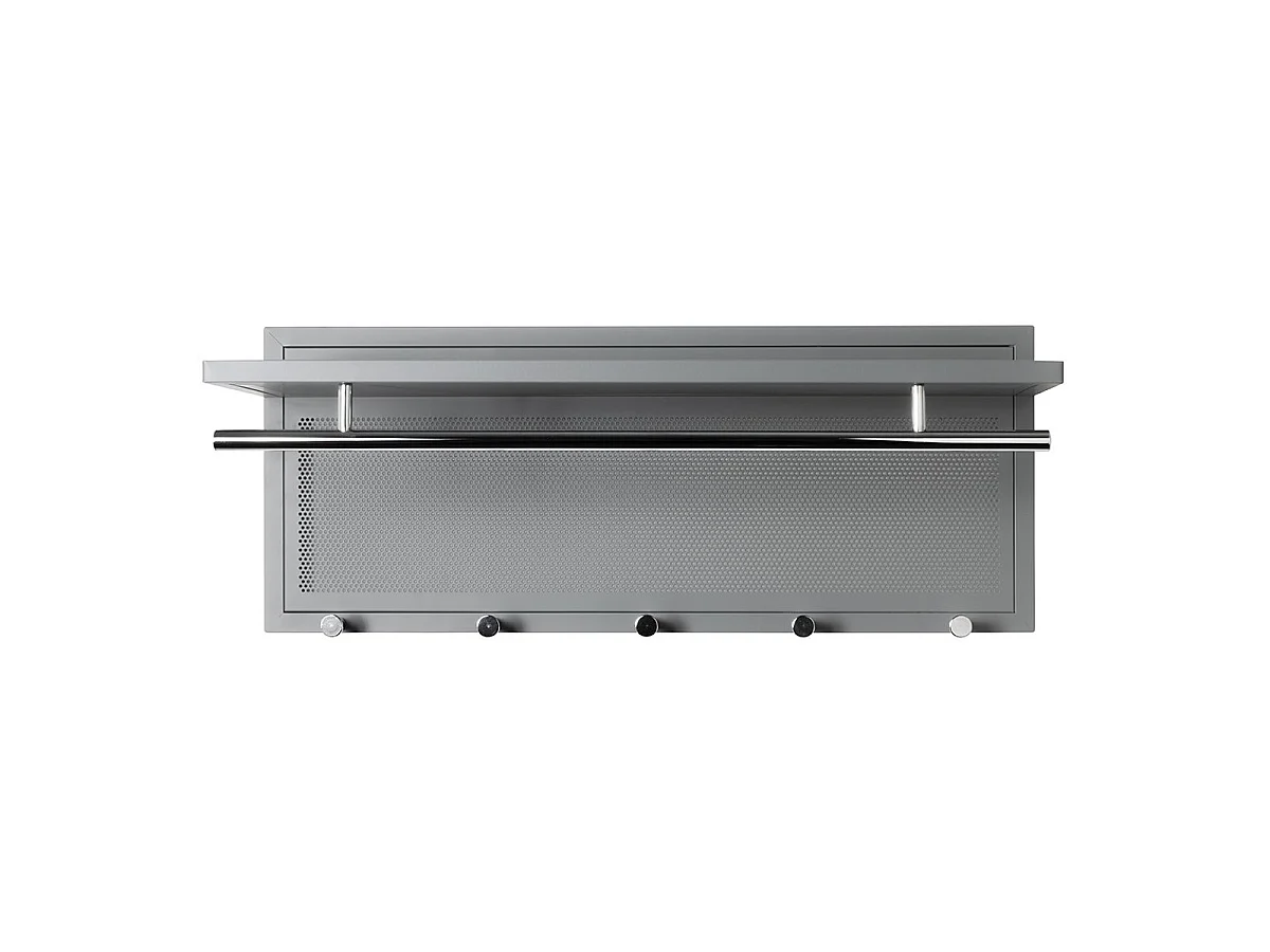 Patère Murale en Métal "Paulo" 75cm Gris
