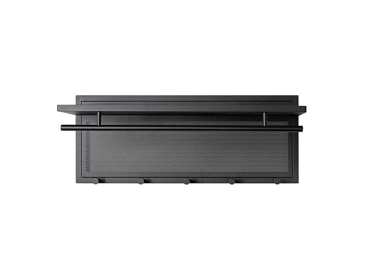 Patère Murale en Métal "Paulo" 75cm Noir