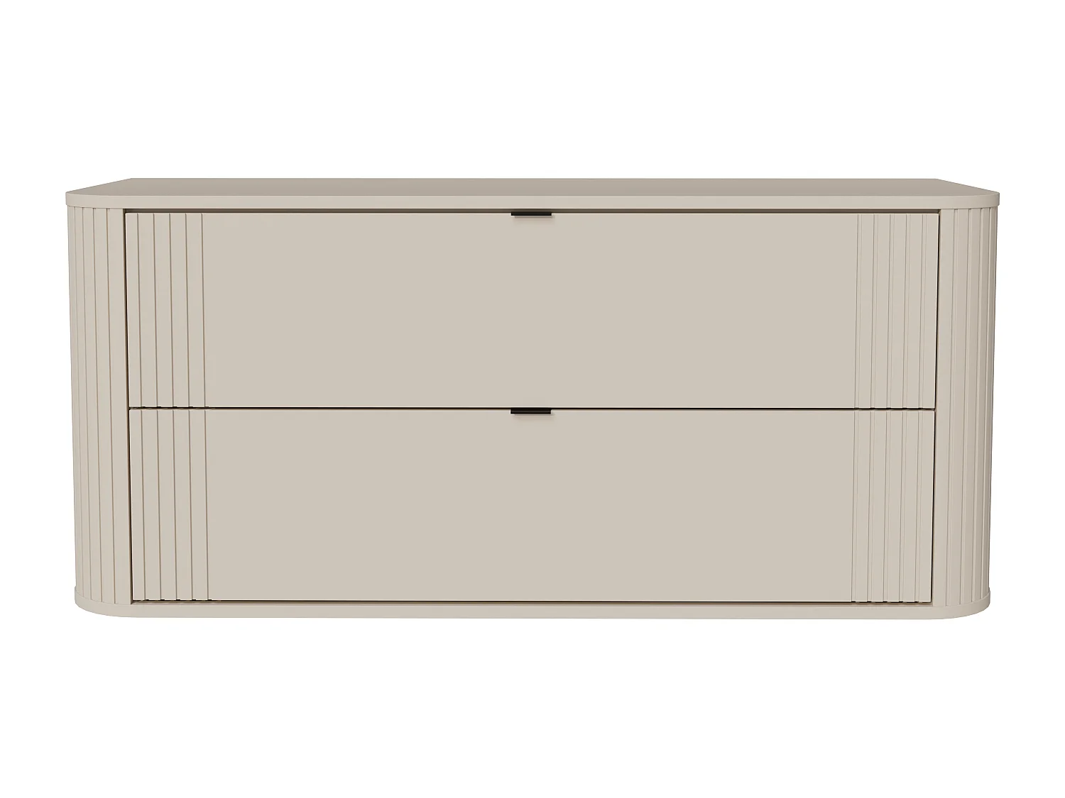 Meuble sous vasque suspendu - Beige - 120 cm - FILOR