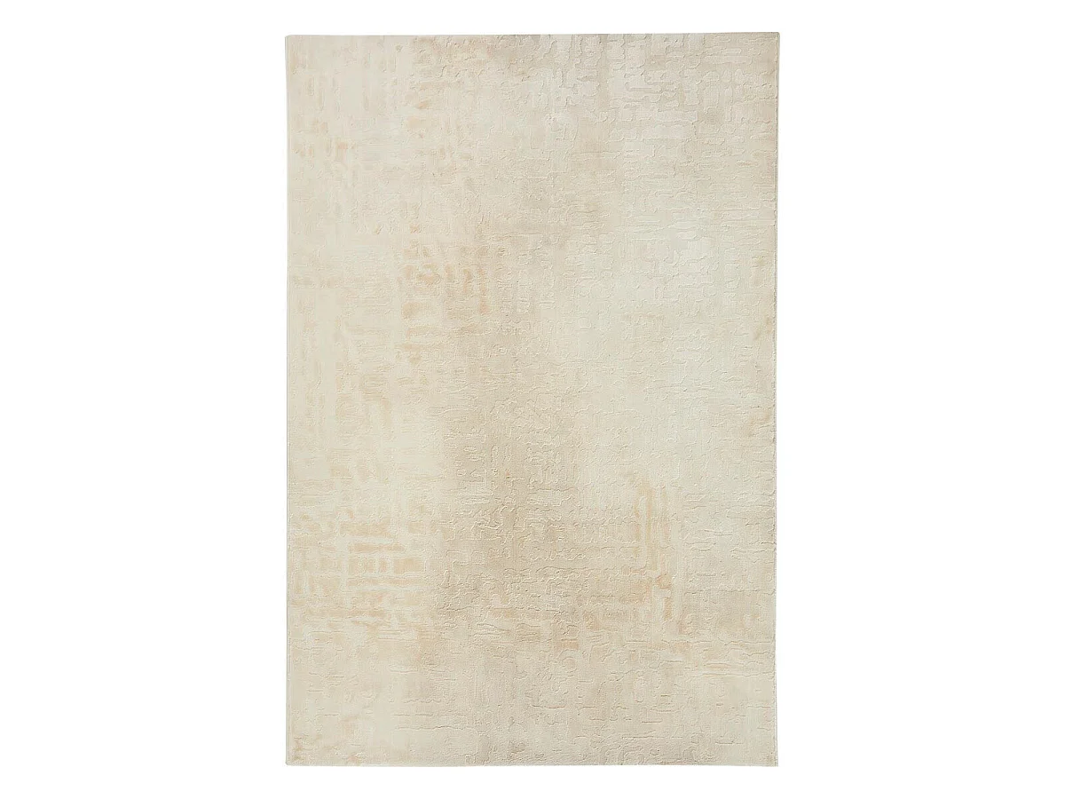 Tapis Déco Motifs en Relief "Row" 150x200cm Beige